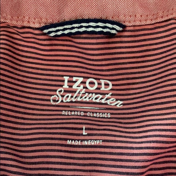 Men’s Izod Saltwater Relaxed Classics Button Down - Picture 3 of 3